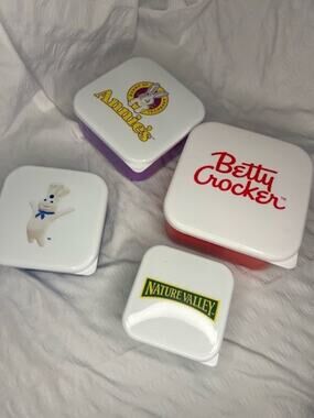 Nesting Storage Containers Zagwear General Mills Inc. Advertising Set Of 4